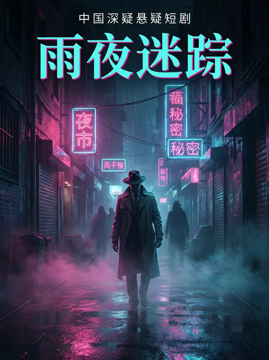 女同调教 悬疑追踪短剧 - 雨夜迷踪海报