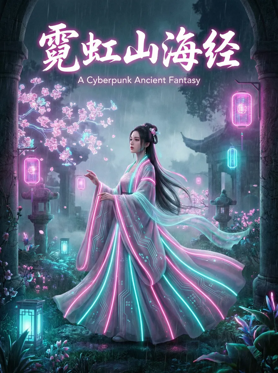 女同调教 古风奇缘短剧 - 霓虹山海经海报
